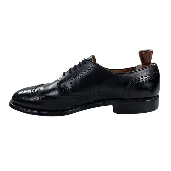 Allen Edmonds Ashland Wingtip Derby Dress Shoes Mens Size 10.5 D Black Leather - Picture 4 of 11